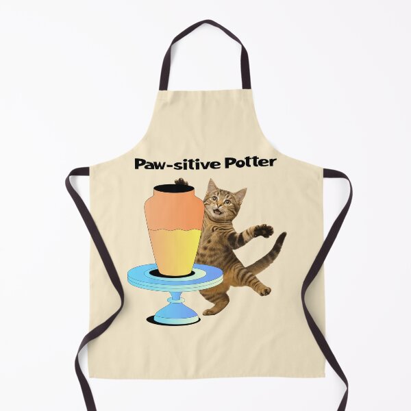 Item preview, Paw-sitive Potter Funny Cat designed and sold by Sachie's Studio.