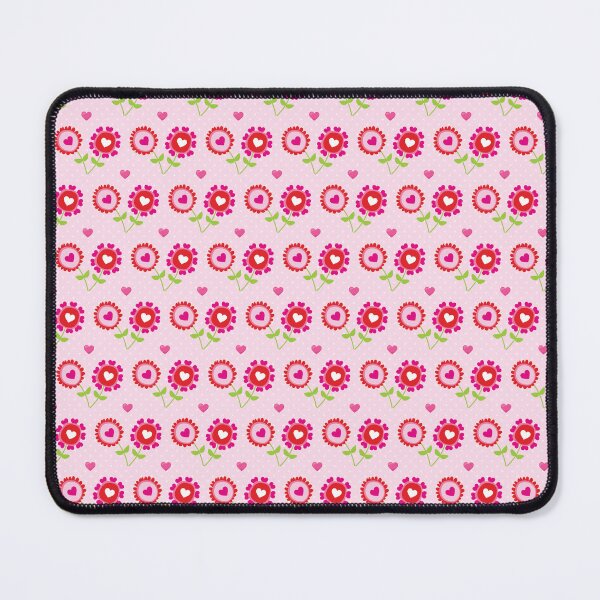 Item preview, Cute Valentine Heart Flower Pattern Drawstring Bag – Pink Kawaii Floral Love Design designed and sold by FestivityFinds.