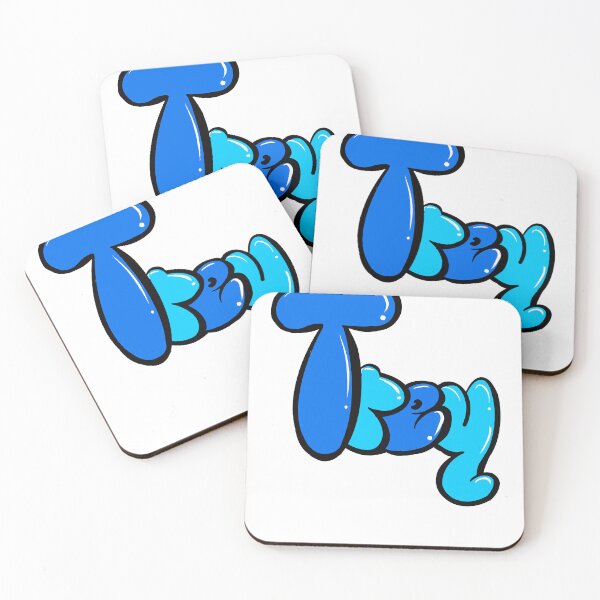 Item preview, Trey name in blue graffiti calligraphy Top 10 best personalised gifts for boys Trey designed and sold by Artonmytee.