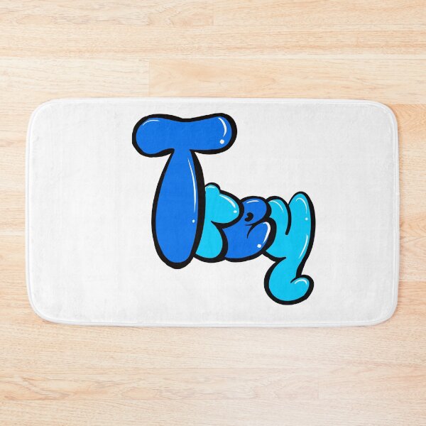 Item preview, Trey name in blue graffiti calligraphy Top 10 best personalised gifts for boys Trey designed and sold by Artonmytee.