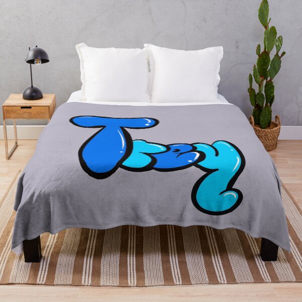 Item preview, Trey name in blue graffiti calligraphy Top 10 best personalised gifts for boys Trey designed and sold by Artonmytee.
