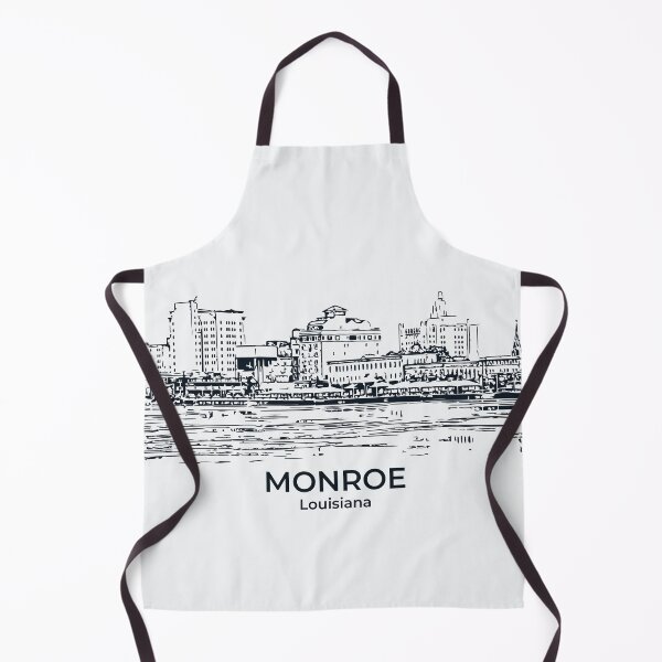 Artikelvorschau, Monroe - Louisiana entworfen und verkauft von Lakeric Cityscapes.