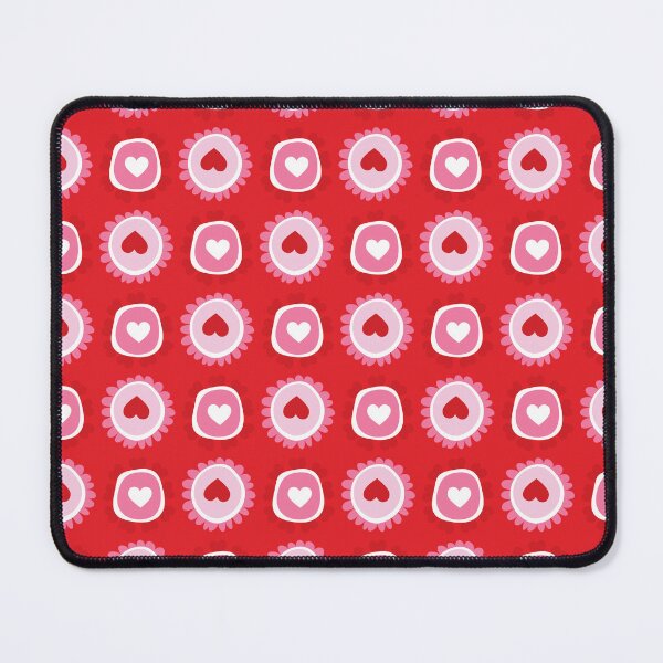 Item preview, Valentine Heart Medallion Pattern Drawstring Bag – Red Pink Floral Love Design designed and sold by FestivityFinds.