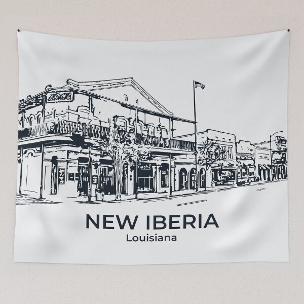 Item preview, New Iberia - Louisiana designed and sold by Lakeric Cityscapes.