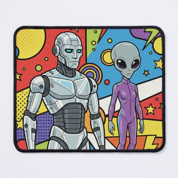Item preview, Robots and aliens. designed and sold by PP&RAINBOW SHOP.