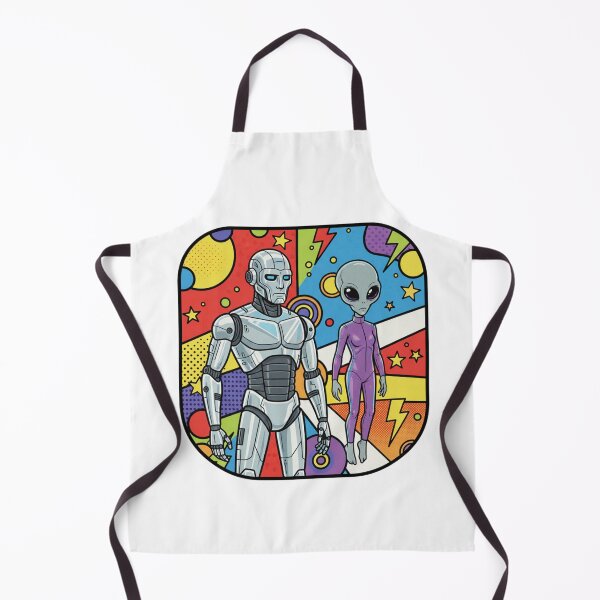 Item preview, Robots and aliens. designed and sold by PP&RAINBOW SHOP.