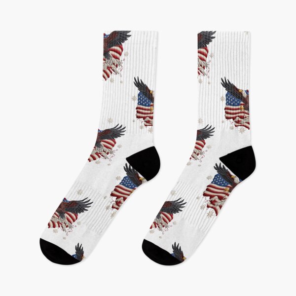 Item preview, Embroidered Print Eagle and Flag designed and sold by NDMDesignStudio.