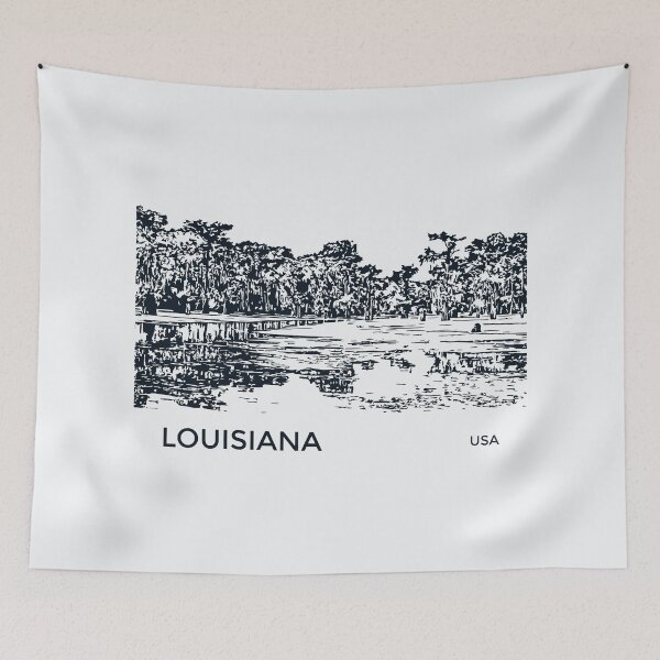 Item preview, Louisiana USA designed and sold by Lakeric Cityscapes.