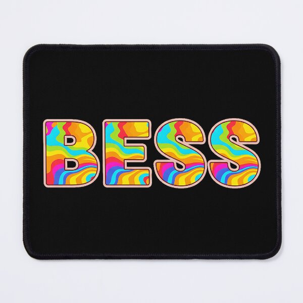 Item preview, ❤️ Bess Personalized Name Wavy Retro Shirt, Coffee Mug, Sticker Gift designed and sold by HelixPedia.