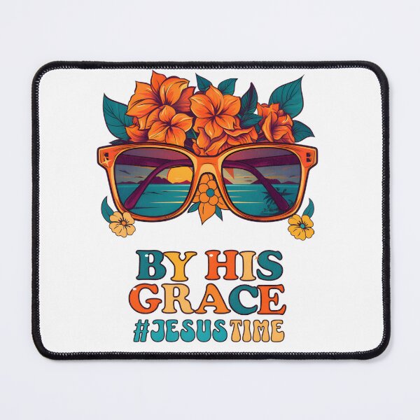 Item preview, By His Grace – Retro Christian Faith Design designed and sold by Shilohlove.