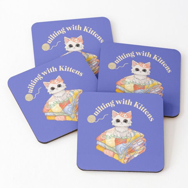 Item preview, Quilting with Kittens Cute Quilting designed and sold by Sachie's Studio.