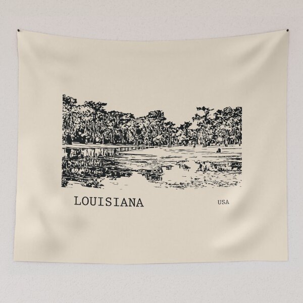 Item preview, Louisiana USA designed and sold by Lakeric Cityscapes.