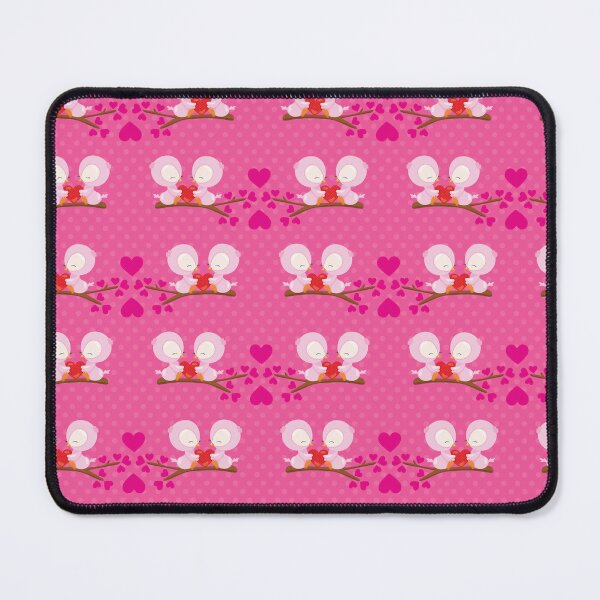 Item preview, Cute Owl Love Valentine Pattern Phone Case – Pink Kawaii Heart Couple Design designed and sold by FestivityFinds.