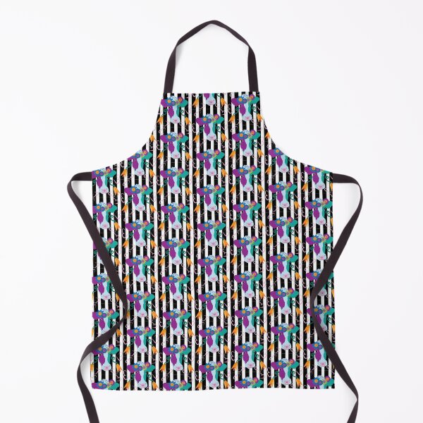 Item preview, Copy of Happy Holstein Purple & Teal on Black Vertical Stripes designed and sold by Digitalmyth's Designs.
