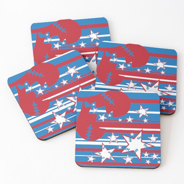 Item preview, Broken Hearts & Stars on Horizontal Stripes designed and sold by Digitalmyth's Designs.