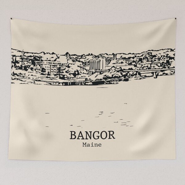 Item preview, Bangor - Maine designed and sold by Lakeric Cityscapes.