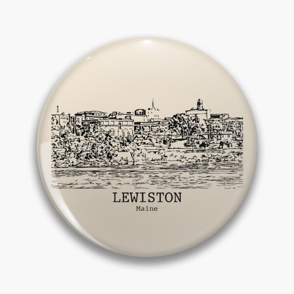 Item preview, Lewiston - Maine designed and sold by Lakeric Cityscapes.