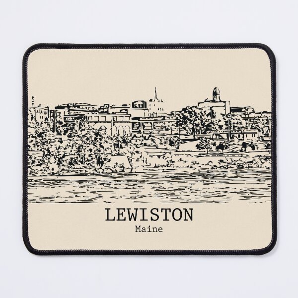 Item preview, Lewiston - Maine designed and sold by Lakeric Cityscapes.