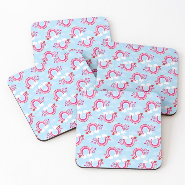 Item preview, Funda para iPhone con estampado de corazones arcoíris rosas designed and sold by FestivityFinds.