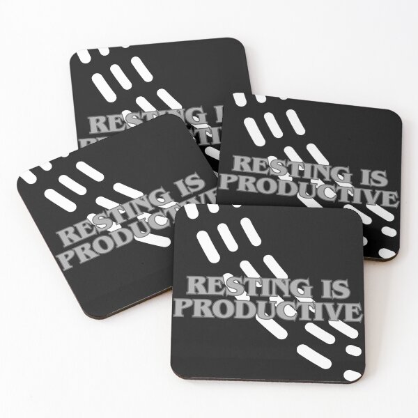 Item preview, Resting Is Productive – Anti Hustle Minimalist Quote  designed and sold by ChameraDesign.