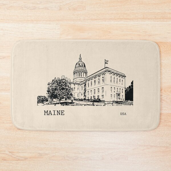 Item preview, Maine State USA designed and sold by Lakeric Cityscapes.