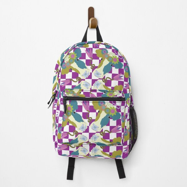 Item preview, Happy Holsteins Teal & Olive on Purple Checkered designed and sold by Digitalmyth's Designs.
