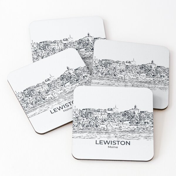 Artikelvorschau, Lewiston - Maine entworfen und verkauft von Lakeric Cityscapes.