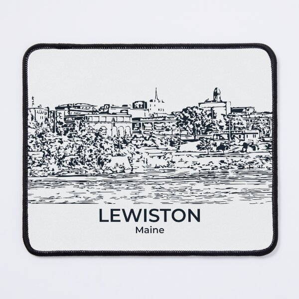Item preview, Lewiston - Maine designed and sold by Lakeric Cityscapes.