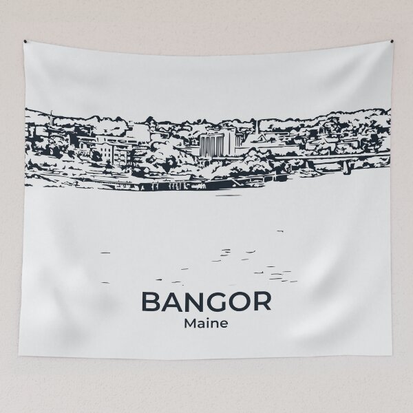Item preview, Bangor - Maine designed and sold by Lakeric Cityscapes.