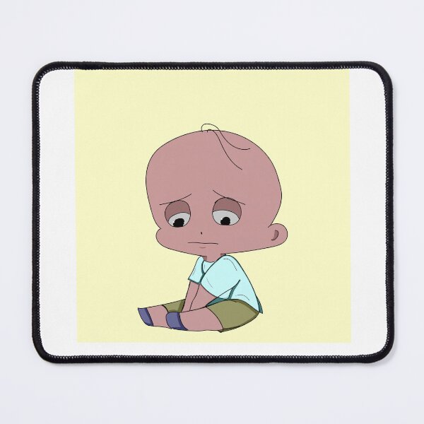 Item preview, Sad Chibi Character – Soft Beige Mood designed and sold by AriArtStudio.