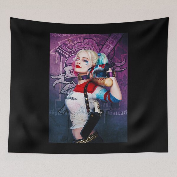 Item preview, Margot Robbie Pink Blue Pigtails Hairstyle designed and sold by sohaila agag.