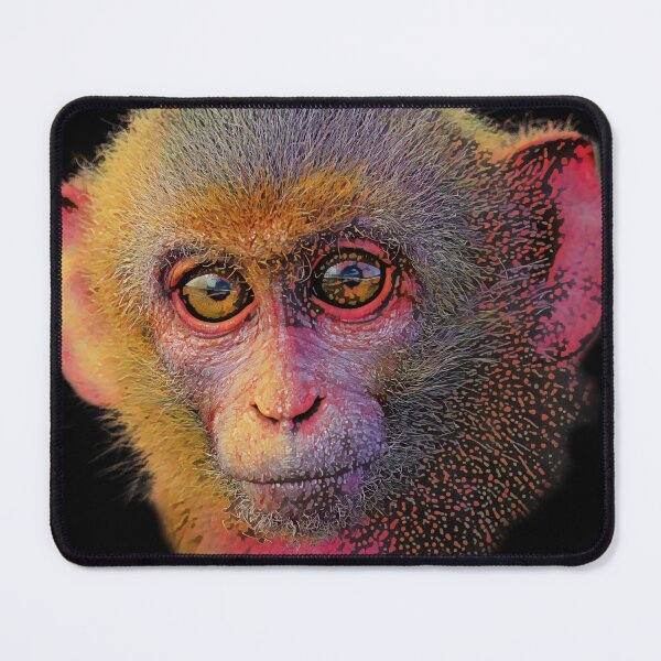 Item preview, Vibrant Macaque Portrait designed and sold by Massimo Righi.