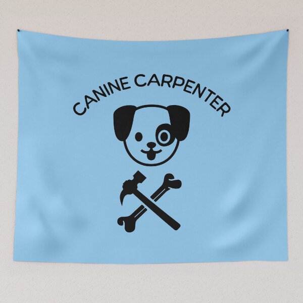 Item preview, Canine Carpenter Funny Dog designed and sold by Sachie's Studio.