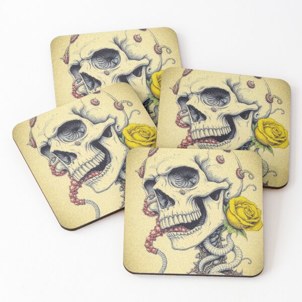 Item preview, Yellow Rose Skeleton designed and sold by texdeath4life.