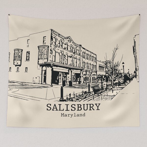 Item preview, Salisbury - Maryland designed and sold by Lakeric Cityscapes.