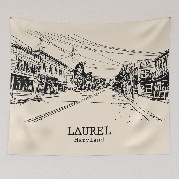 Item preview, Laurel - Maryland designed and sold by Lakeric Cityscapes.