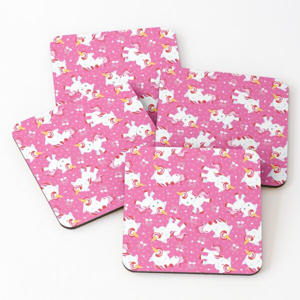 Item preview, Funda para iPhone rosa con estampado de unicornio sin costuras designed and sold by FestivityFinds.