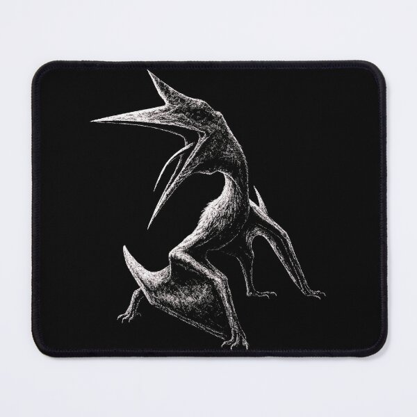Item preview, Quetzalcoatlus – Prehistoric Pterosaur Dark Illustration designed and sold by Mortisigil.