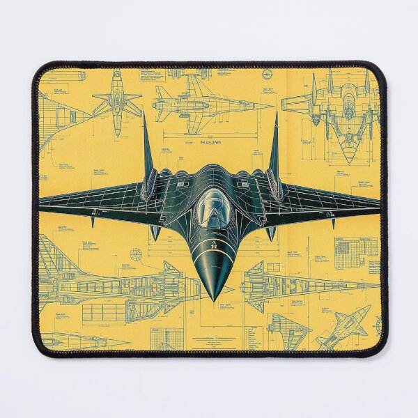 Item preview, Retro Airplane Blueprint designed and sold by texdeath4life.