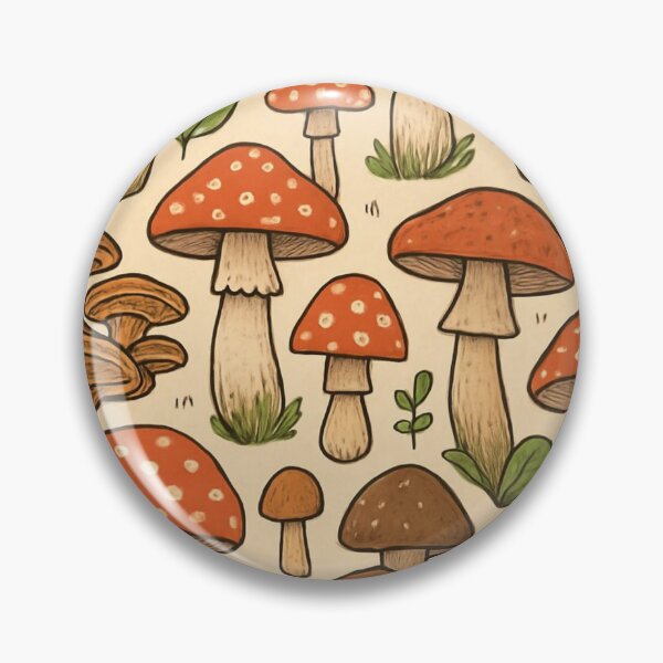 Item preview, Seamless pattern of Mushroom designed and sold by GUNAPRIYAA.