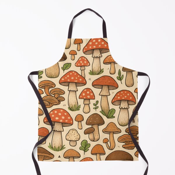 Item preview, Seamless pattern of Mushroom designed and sold by GUNAPRIYAA.