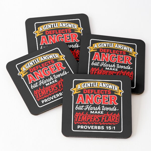 Item preview, Proverbs 15:1 A Gentle Answer Deflects Anger designed and sold by plushism.