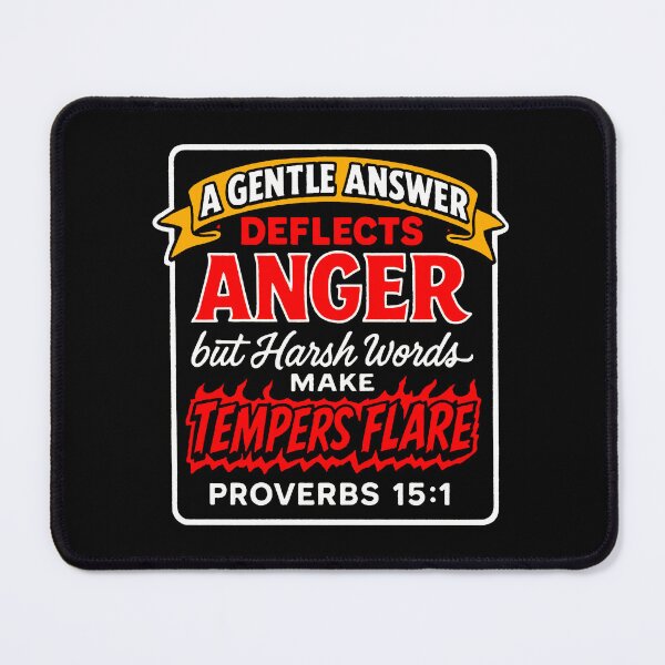 Item preview, Proverbs 15:1 A Gentle Answer Deflects Anger designed and sold by plushism.