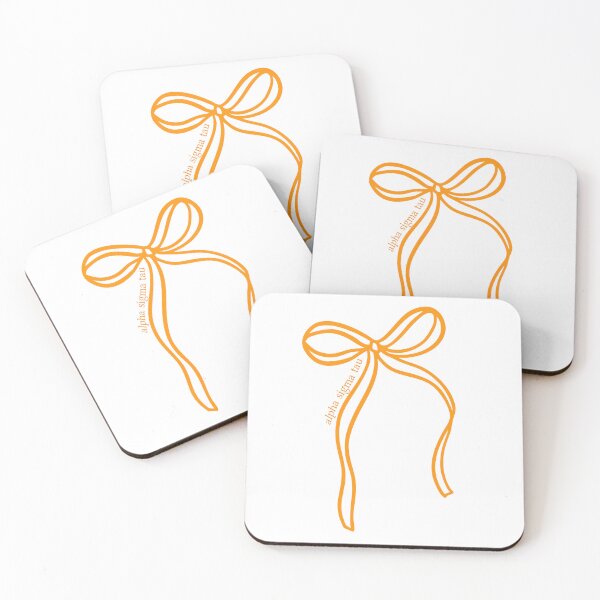 Item preview, Alpha Sigma Tau Orange Bow designed and sold by izzies-designs.