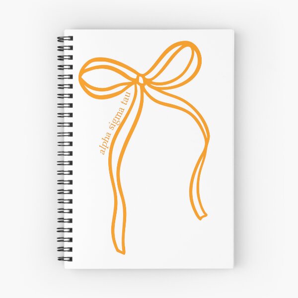 Item preview, Alpha Sigma Tau Orange Bow designed and sold by izzies-designs.