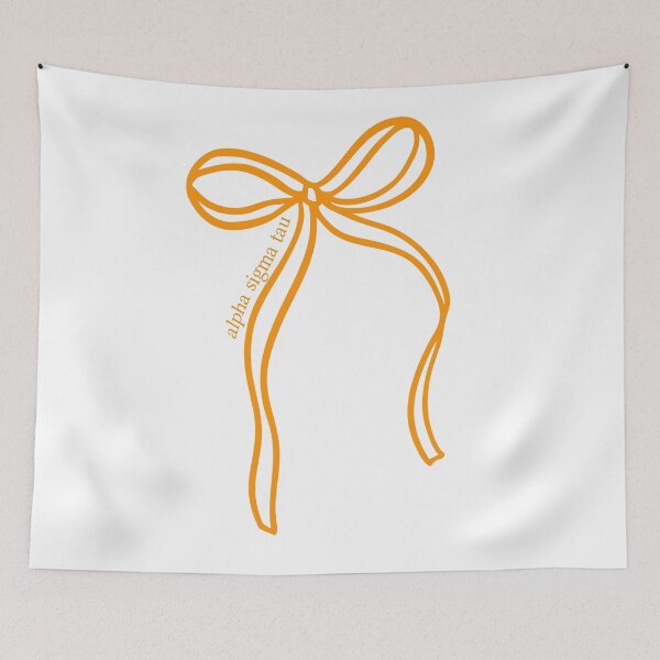 Item preview, Alpha Sigma Tau Orange Bow designed and sold by izzies-designs.