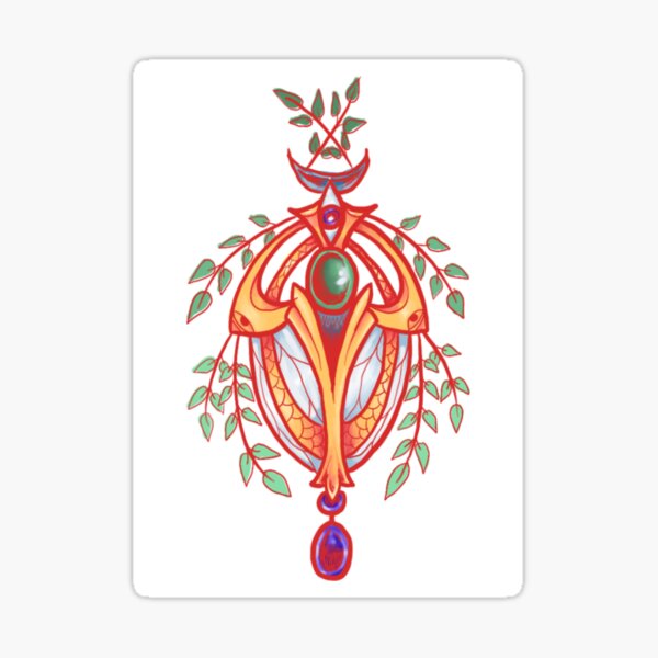 Beetle Jewels Sticker