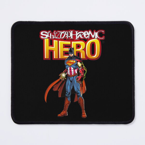 Item preview, Schizophrenic Hero – Fragmented Superhero Mashup in Bold Comic Style designed and sold by WolfHowl1.