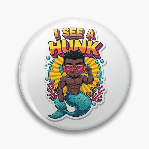 Item preview, Muscular Chibi Merman: Caught In Your Vibe designed and sold by Baradreams.