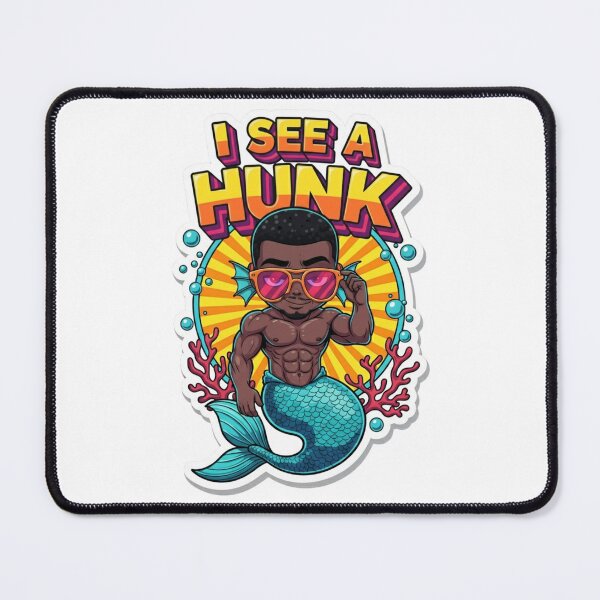 Item preview, Muscular Chibi Merman: Caught In Your Vibe designed and sold by Baradreams.